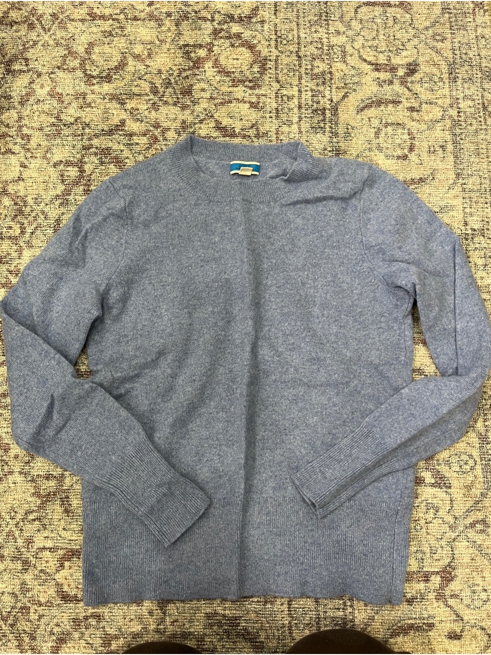 J crew Crewneck Sweater in Heather Blue
